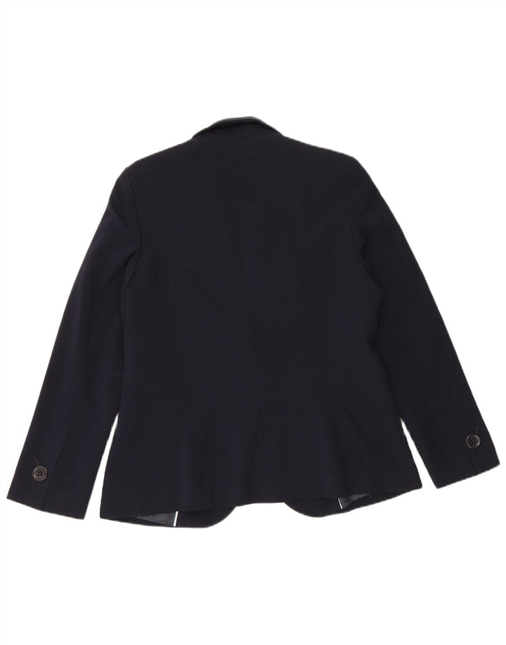Giacca blazer a 1 bottone Marks & Spencer da donna UK 16 grande blu navy