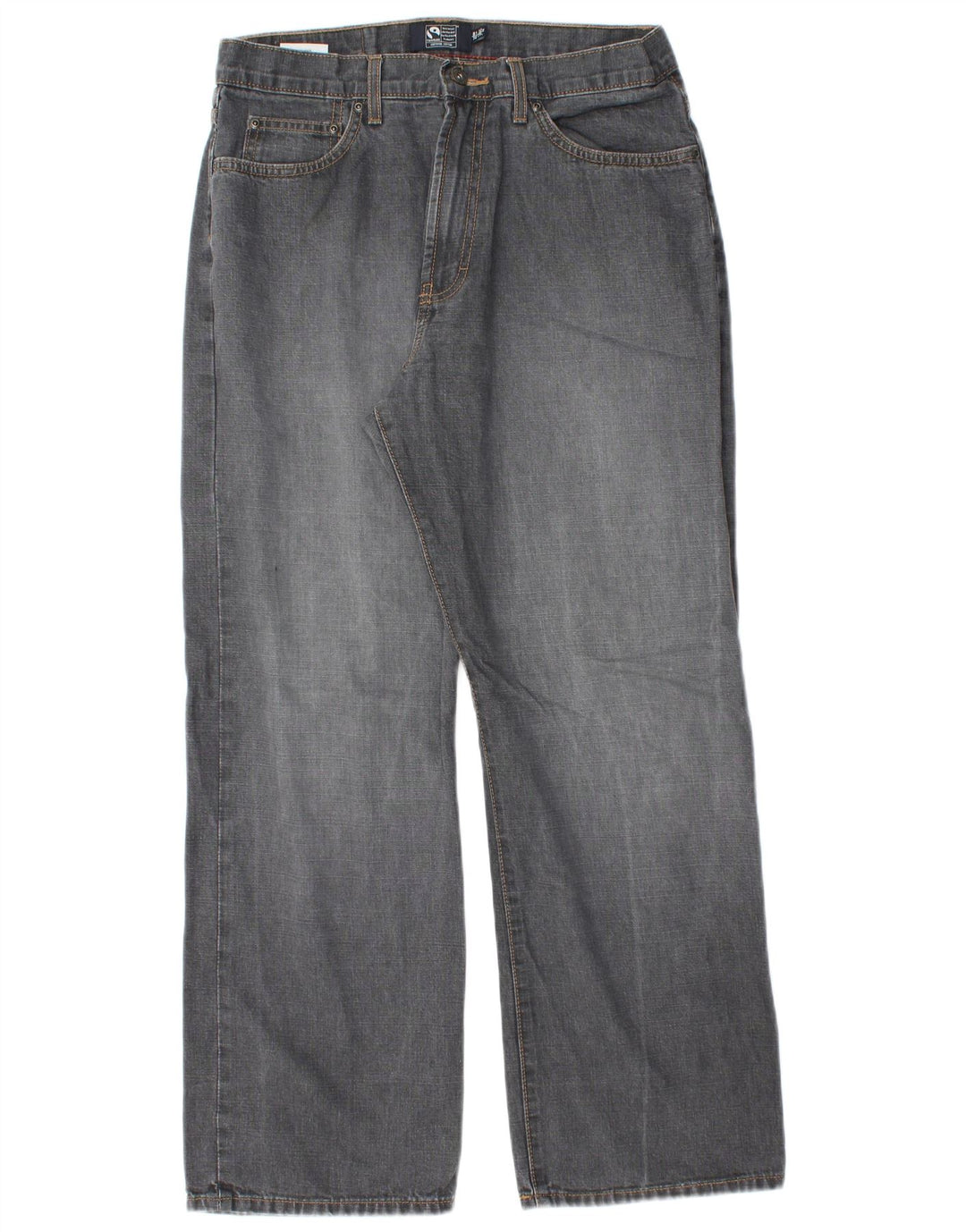 Jeans dritti Marks & Spencer da uomo blu Harbour W32 L29 cotone grigio