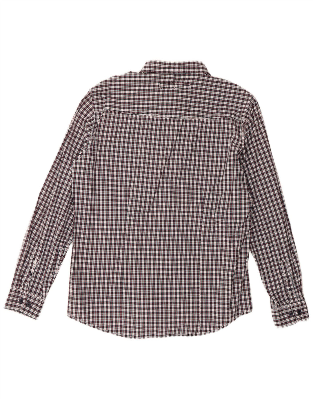 Camicia da uomo Wrangler XL in cotone a quadri grigi