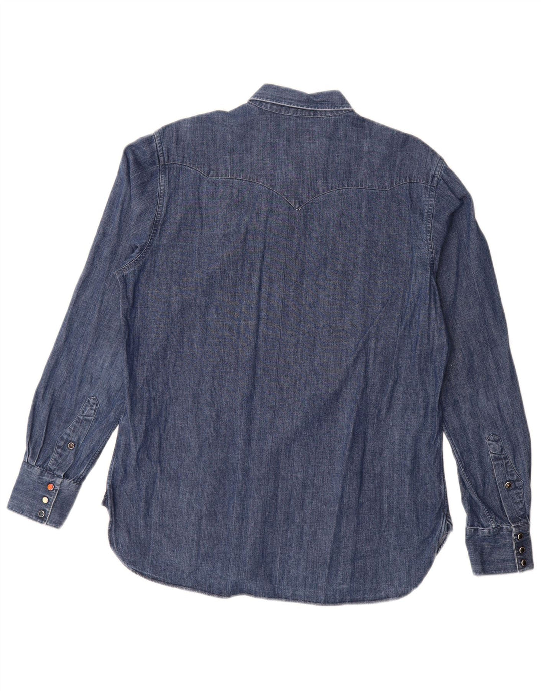 Camicia di jeans da uomo Bagutta grande blu