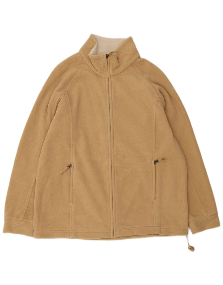 Giacca in pile da donna Marks & Spencer UK 14 Large Beige Poliestere