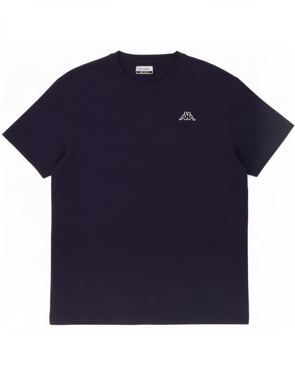 T-shirt uomo Kappa Top 3XL Blu Navy in cotone