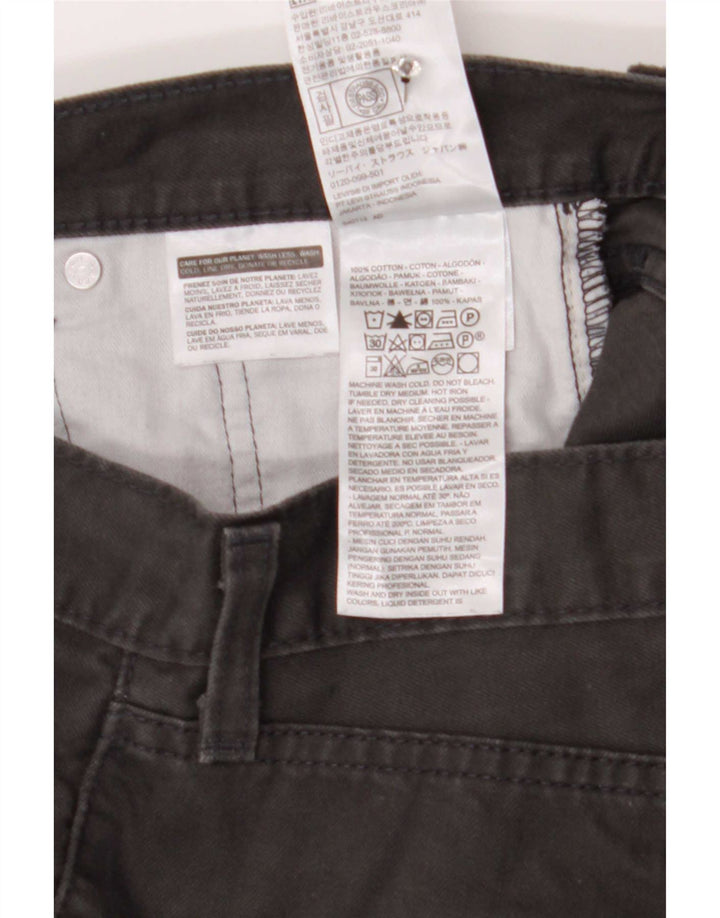 Levi's Uomo 505 Jeans dritti W30 L30 Cotone grigio