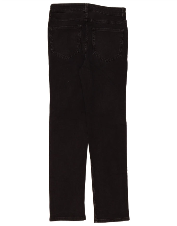 Jeans dritti Marks & Spencer da donna The Sienna UK 12 medio W30 L30 nero