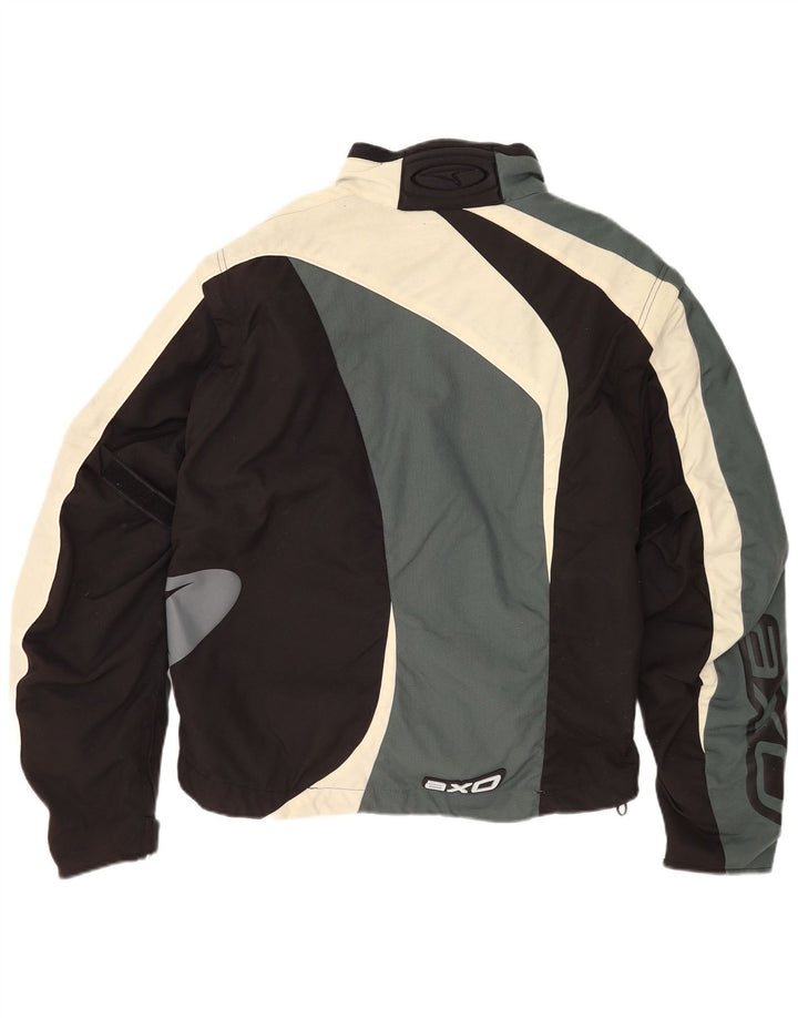 Giacca da corsa grafica da uomo AXO UK 44 2XL Poliestere color block nero