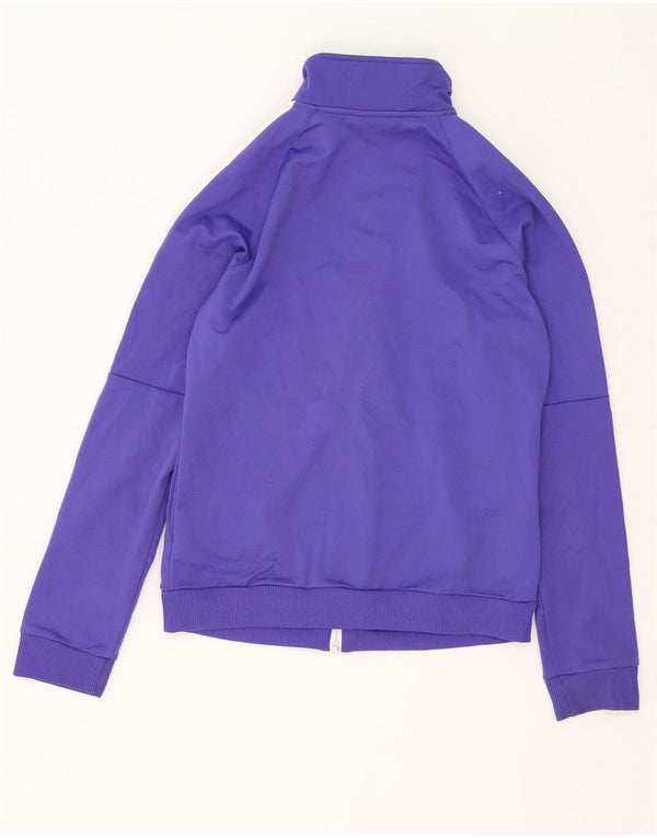Giacca da tuta da donna Adidas UK 4/6 XS poliestere viola