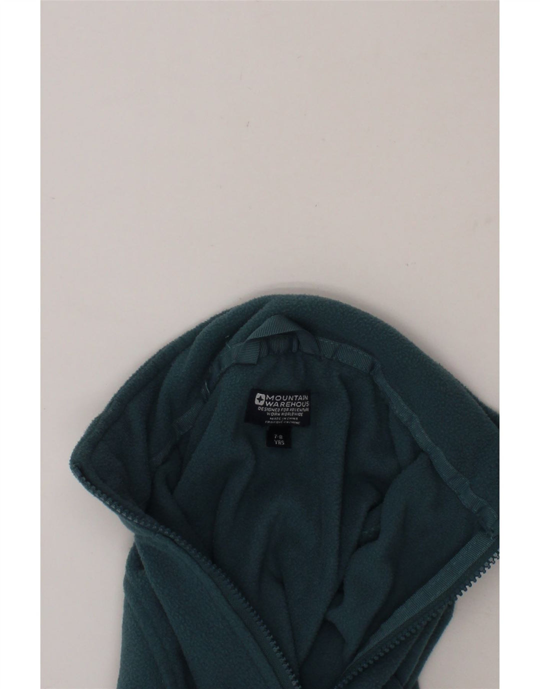 MOUNTAIN WAREHOUSE Boys Fleece Jacket 7-8 Years Blue Polyester Vintage Mountain Warehouse and Second-Hand Mountain Warehouse from Messina Hembry 
