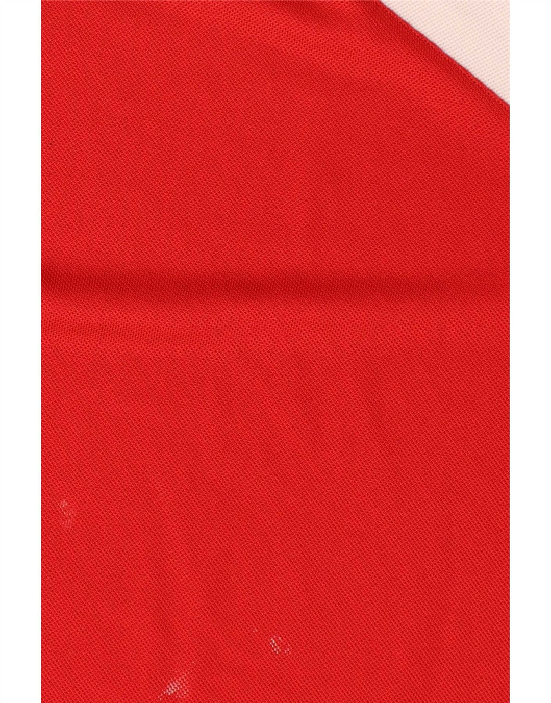 Polo da uomo Fila Large in poliestere color block rosso