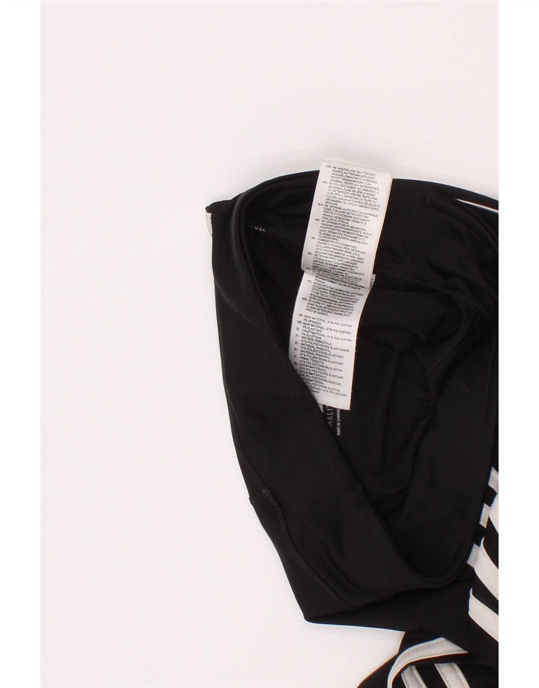 Leggings Adidas Climalite per ragazze 9-10 anni piccolo poliestere nero