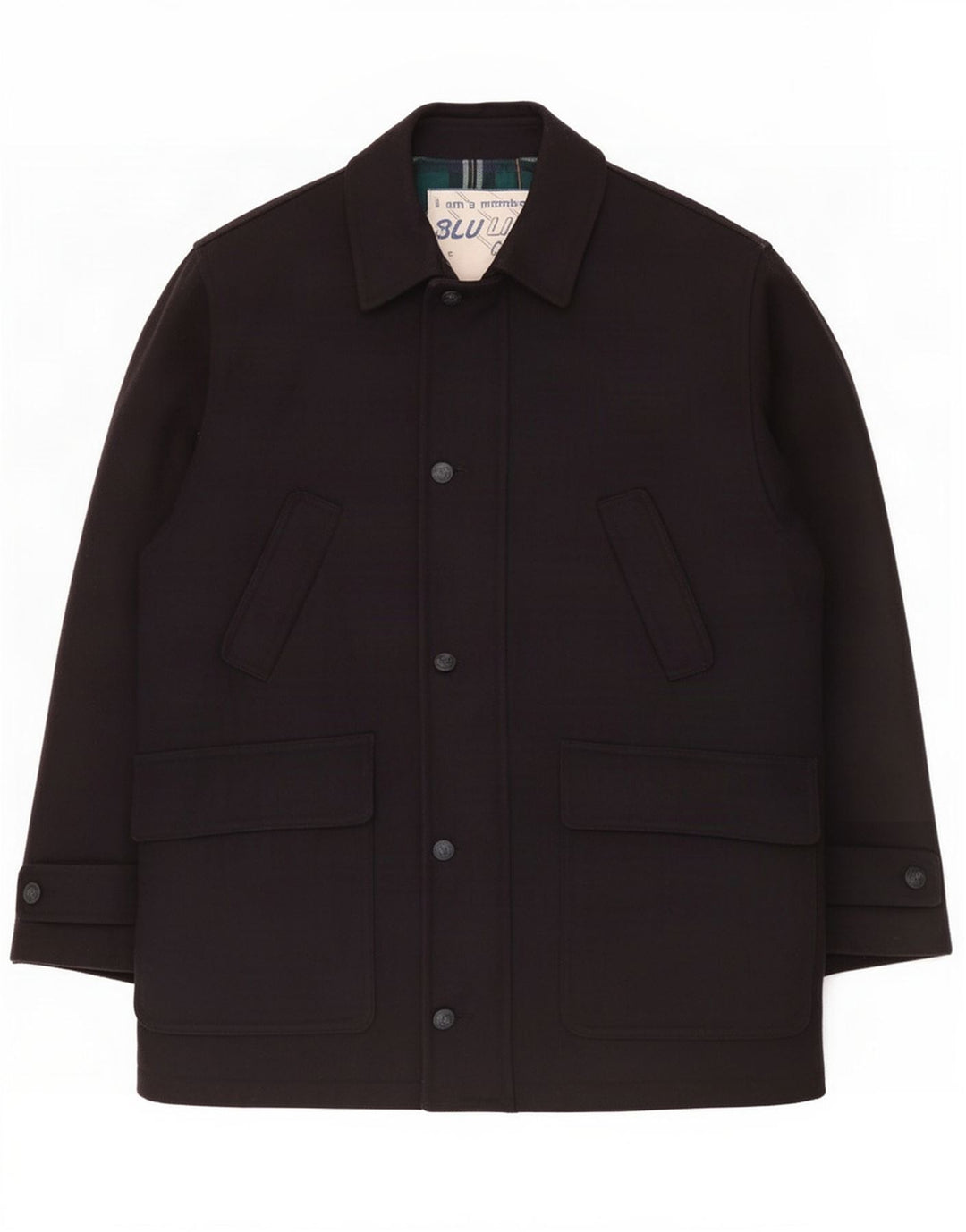 Giacca utilitaria vintage da uomo UK 42 XL nera