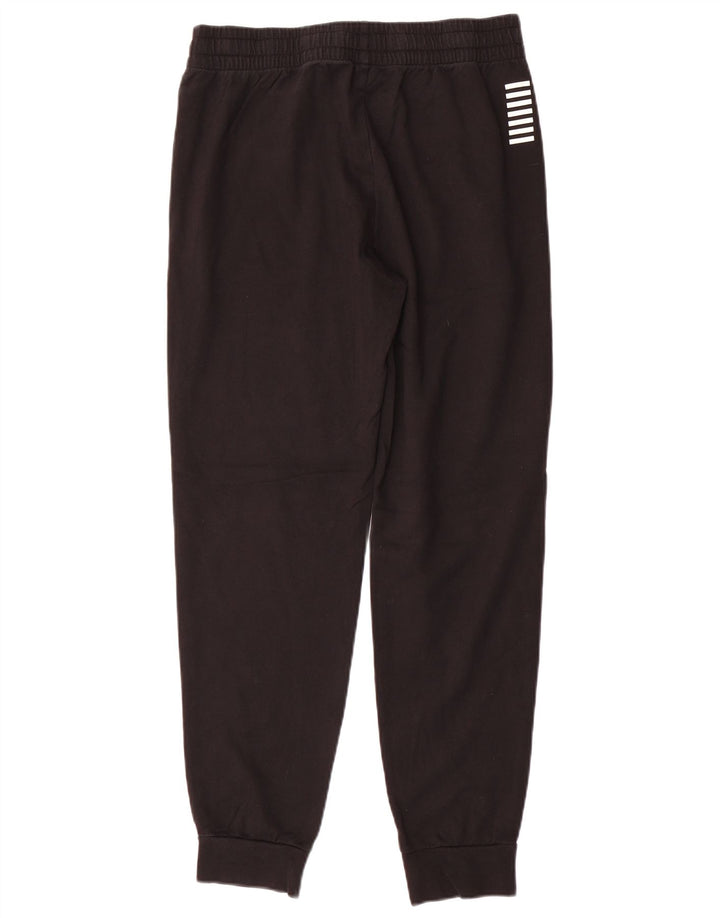 EMPORIO ARMANI Pantaloni Tuta Uomo Joggers Medio Nero Cotone