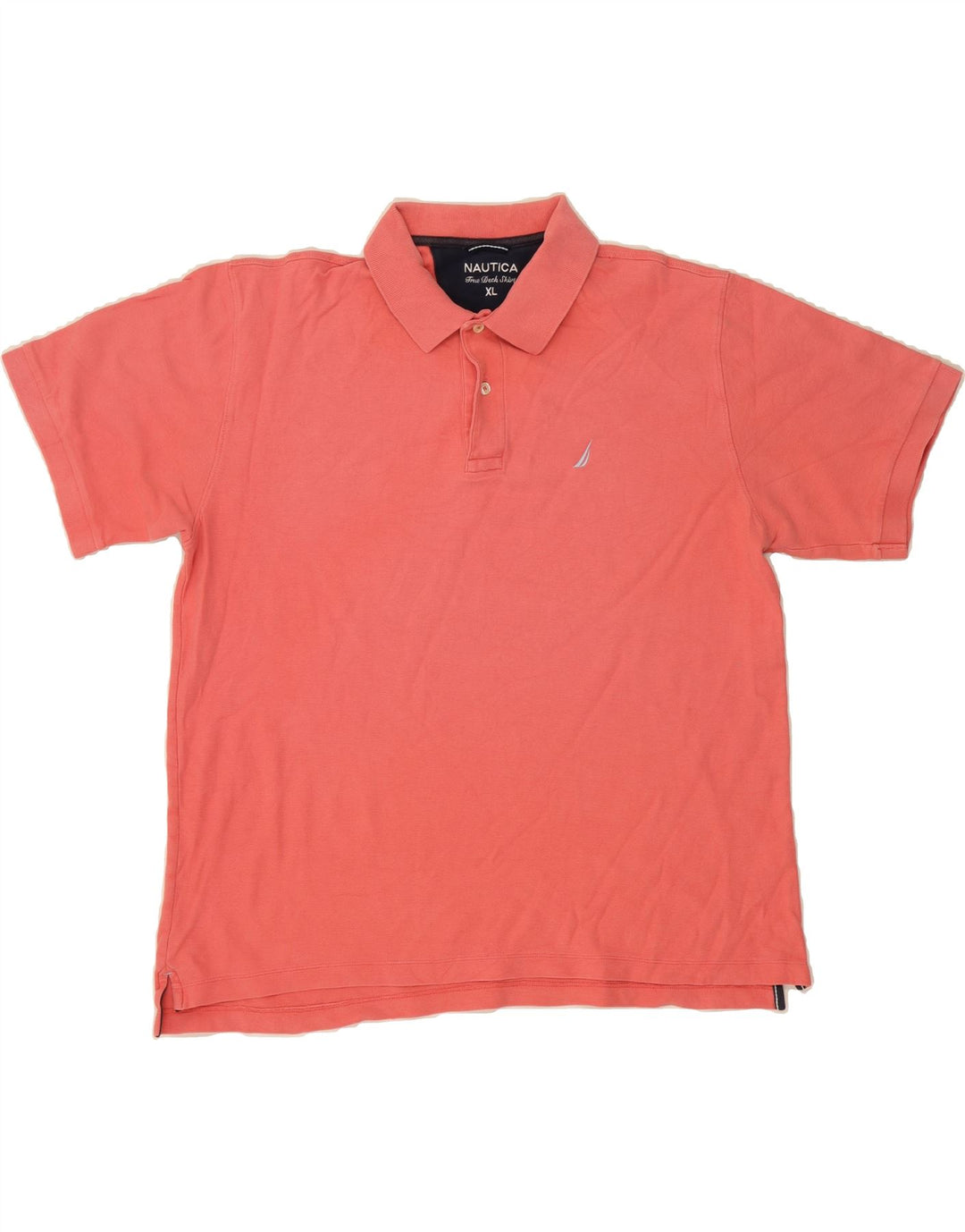 NAUTICA Mens Polo Shirt XL Pink Cotton Vintage Nautica and Second-Hand Nautica from Messina Hembry 