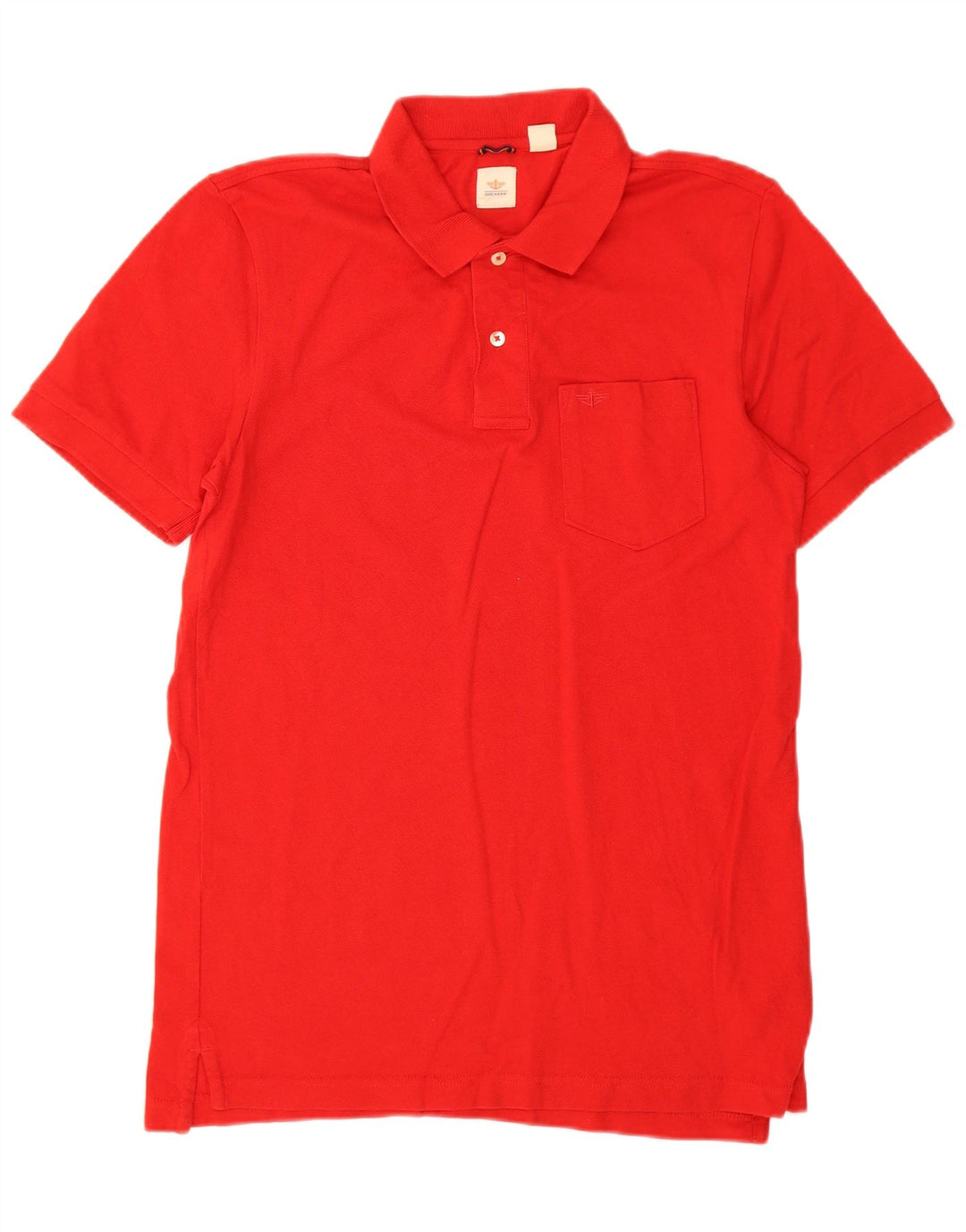 Polo da uomo Dockers in cotone rosso medio