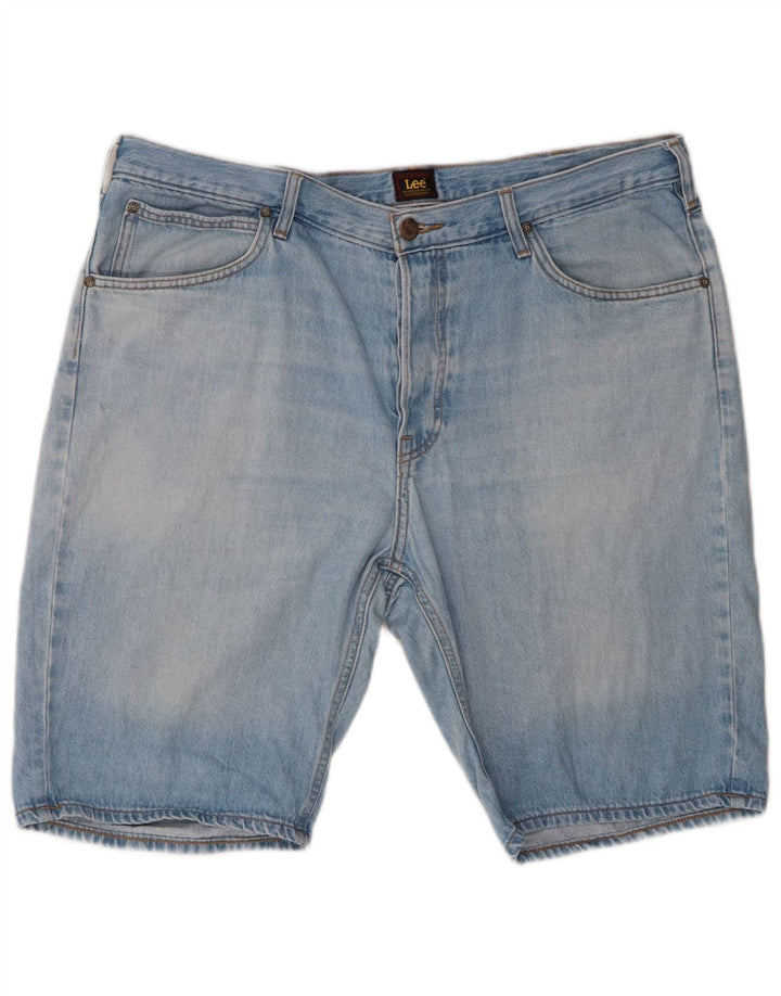 Pantaloncini di jeans da uomo Lee W38 XL in cotone blu