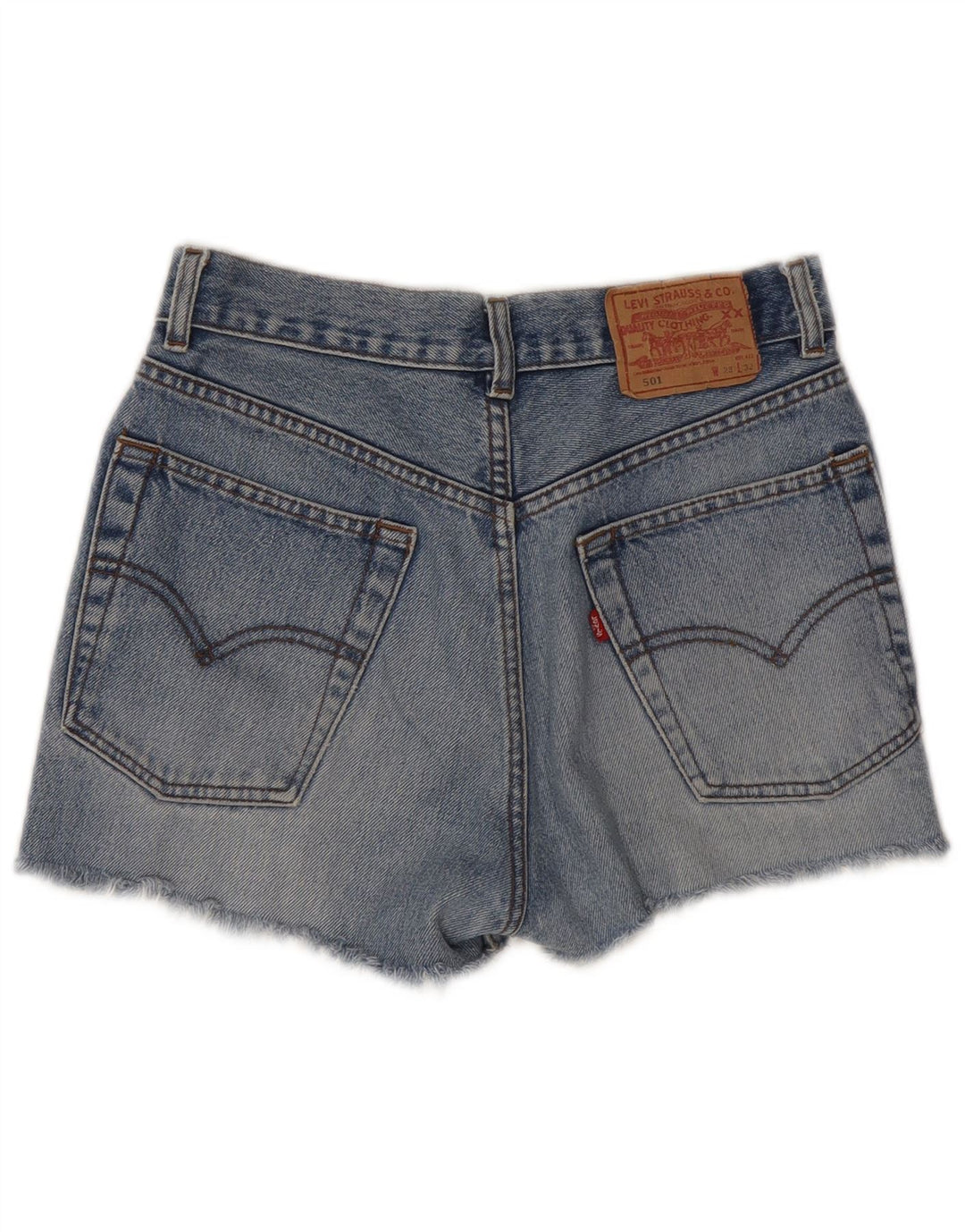 Pantaloncini di jeans Levi's 501 da donna W28 Blu medio