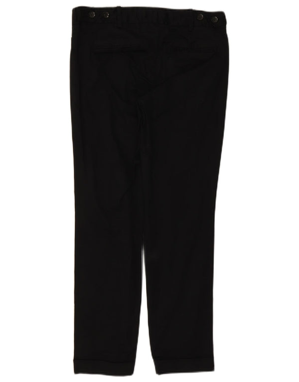 Pantaloni casual slim da donna Zara EU 36 XS W26 L27 cotone nero