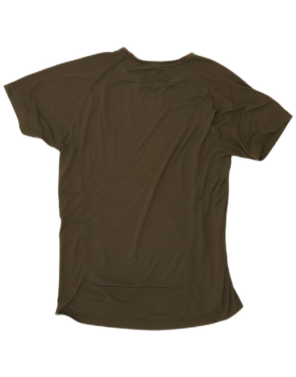 T-shirt da uomo Puma Top Large in cotone kaki