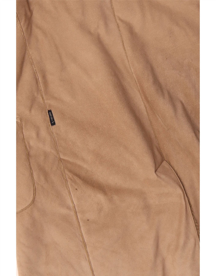 Cappotto Sherpa da donna ARMANI UK 16 Large Beige