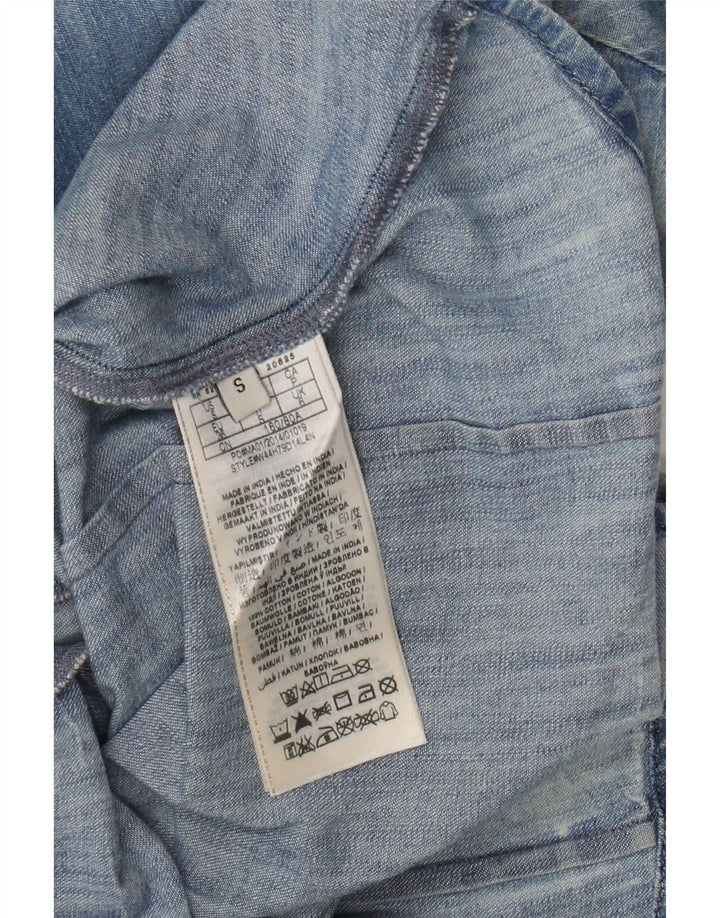 Camicia di jeans oversize da donna Guess UK 6 XS Blu Cotone