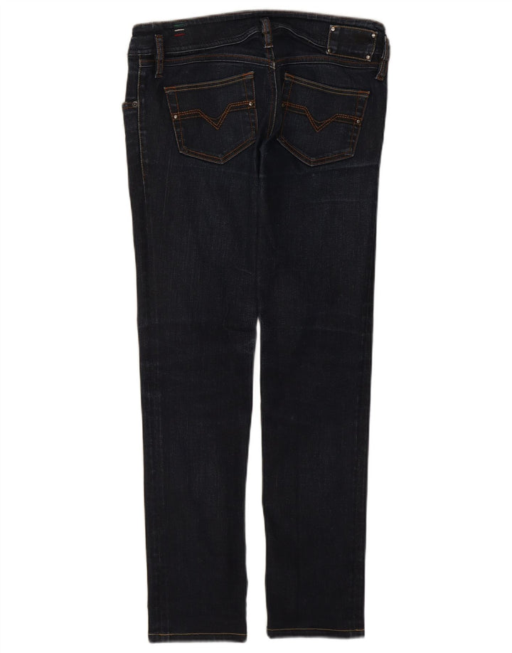 DIESEL Womens Matic Slim Jeans W29 L29 Navy Blue Cotton