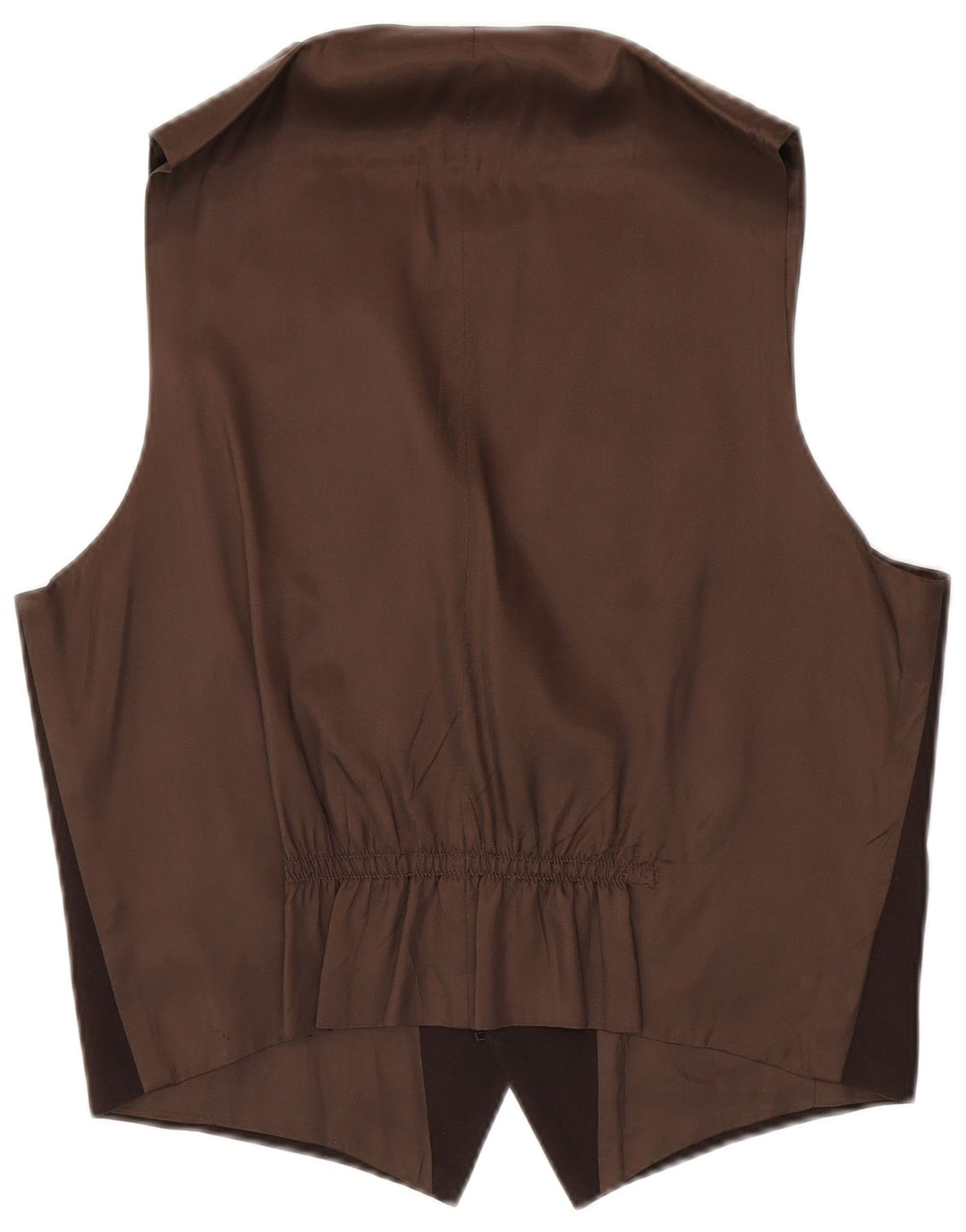 Gilet vintage da uomo marrone medio