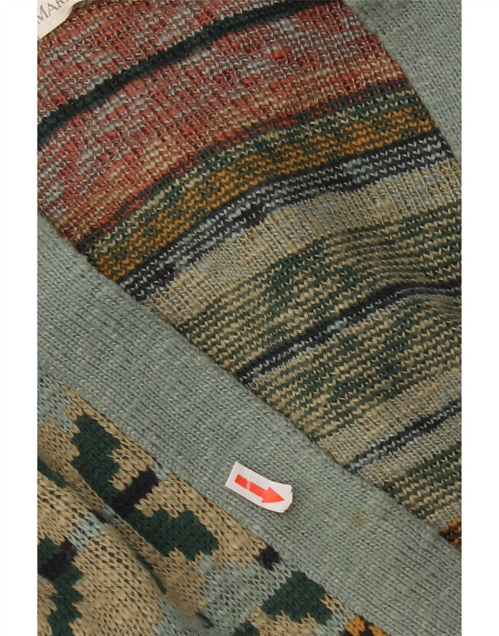 Maglione cardigan da uomo Marks & Spencer medio multicolore Fair Isle