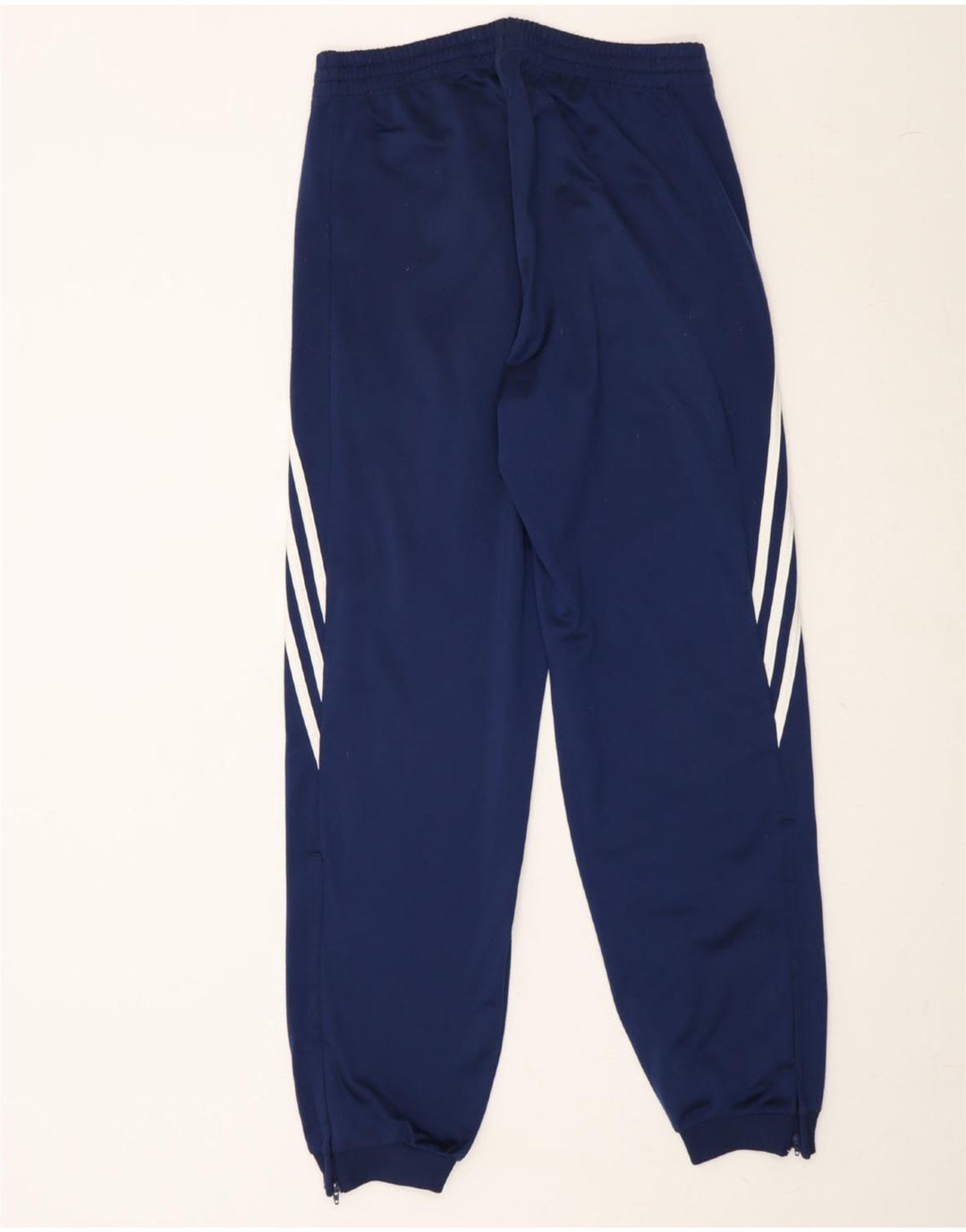 ADIDAS Mens Tracksuit Trousers Joggers Small  Navy Blue Polyester Vintage Adidas and Second-Hand Adidas from Messina Hembry 
