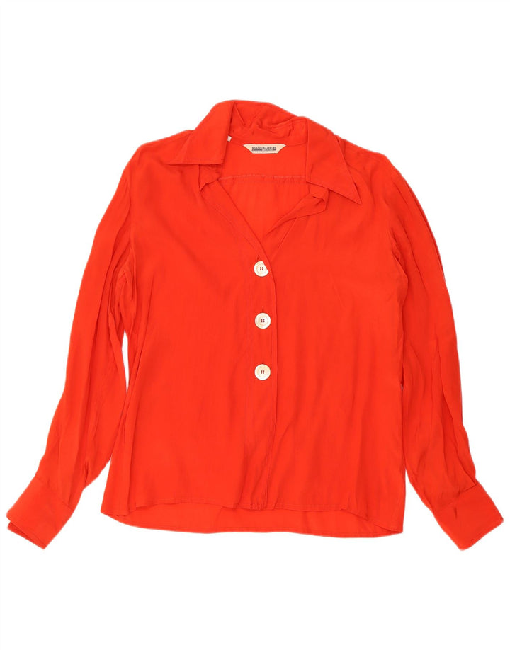 Camicia da donna vestibilità regolare a maniche lunghe Pancaldi grande rossa