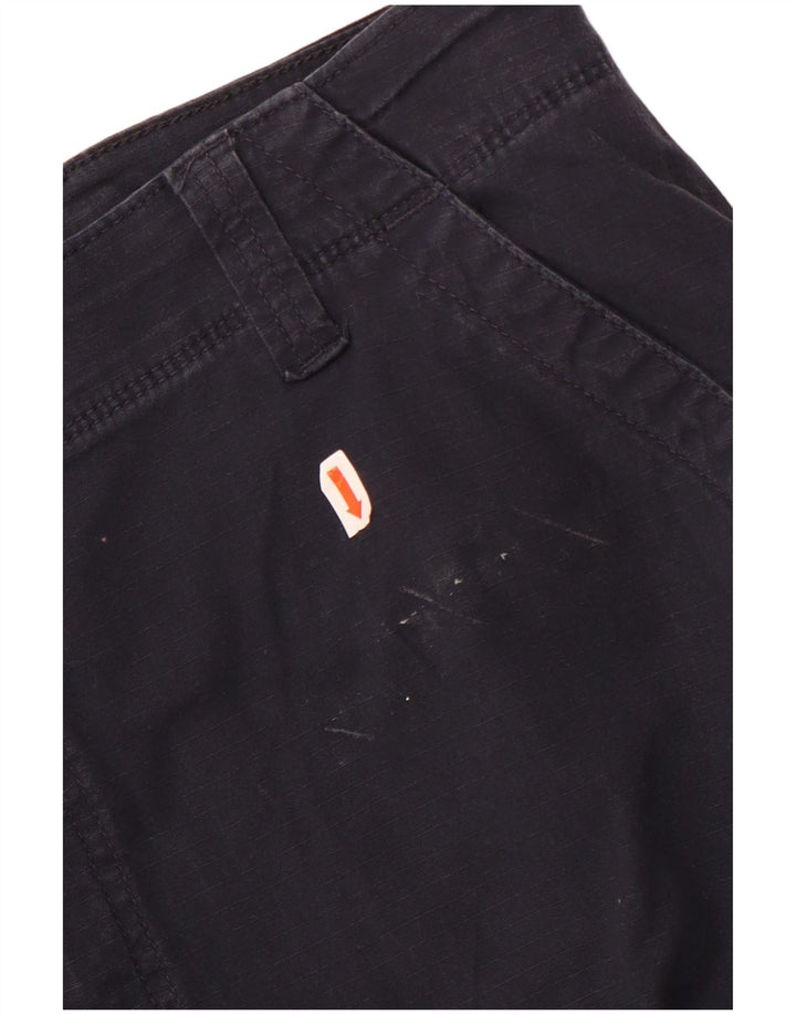Pantaloni cargo dritti da uomo Wrangler W38 L32 cotone blu navy