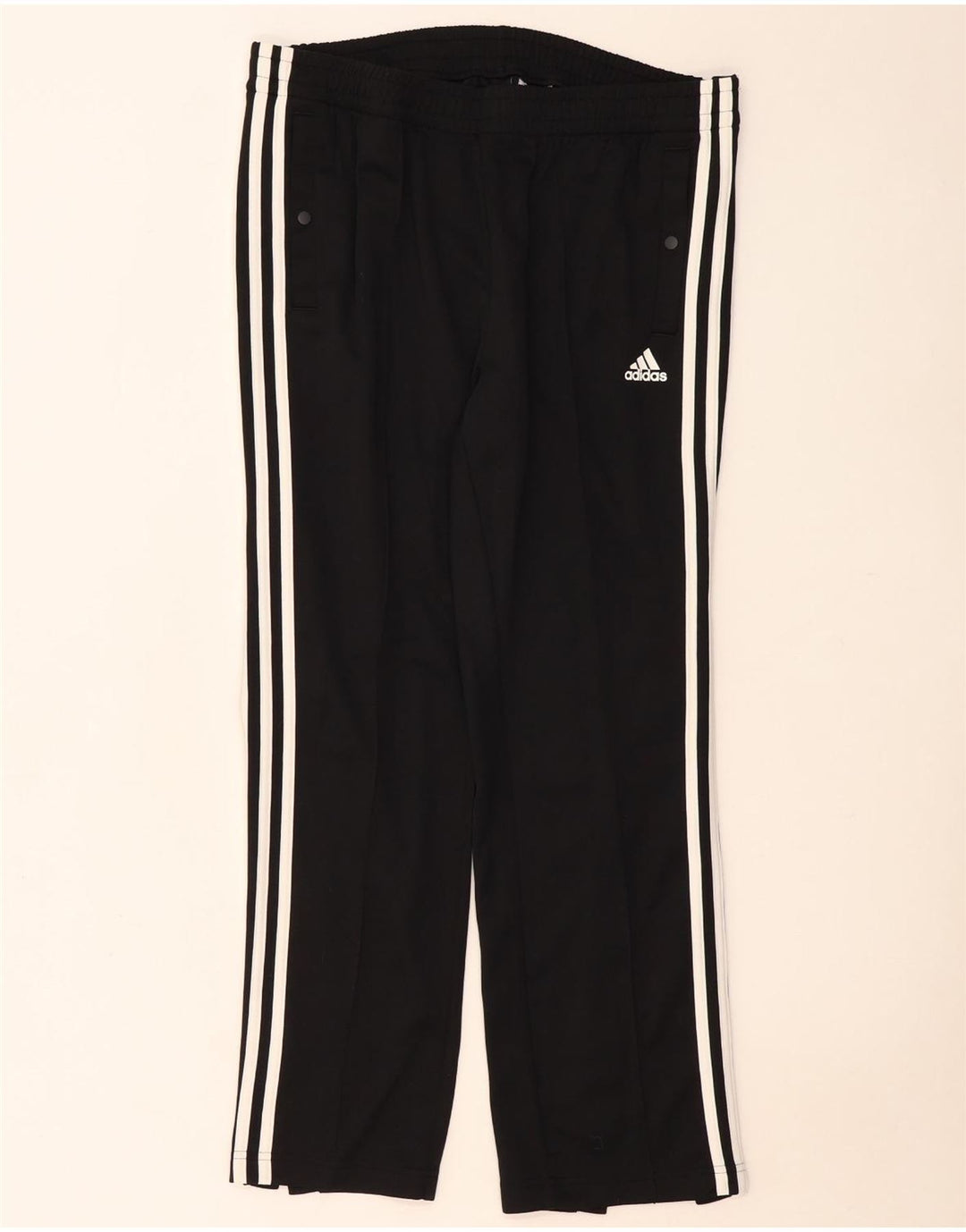 Pantaloni da tuta da donna Adidas UK 16/18 Large Nero Poliestere