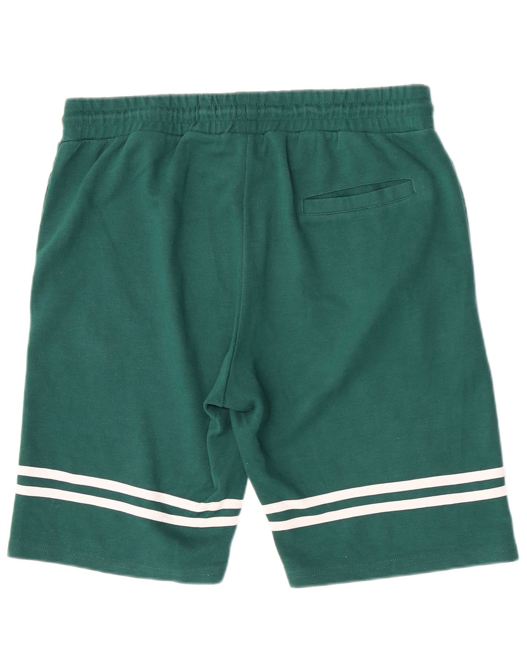 Pantaloncini sportivi da uomo Kappa grandi in poliestere a righe verdi