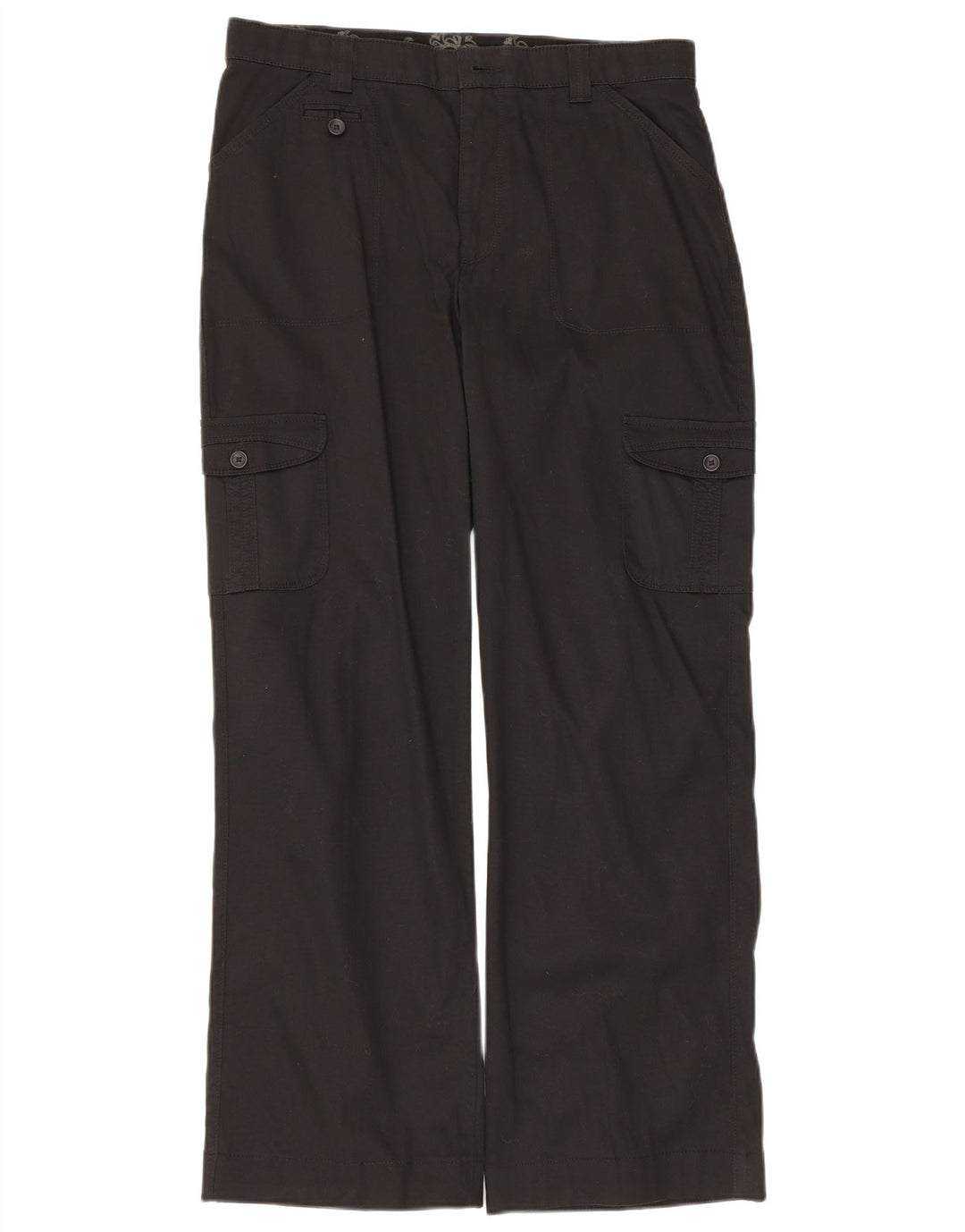 Pantaloni cargo dritti da donna Lee W30 L30 neri