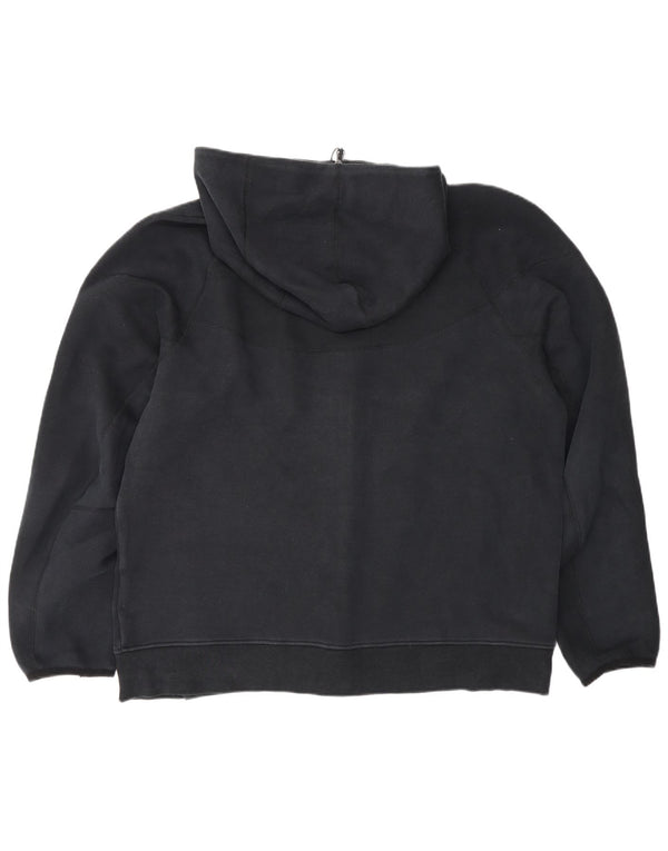 Felpa con cappuccio e zip Nike da uomo XL in cotone nero