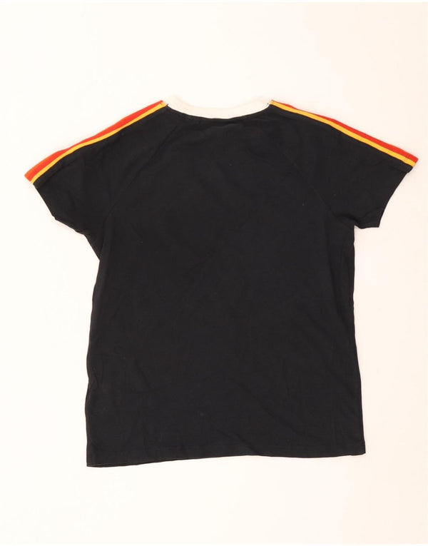 T-shirt da donna vestibilità ampia Superdry UK 6 XS blu navy cotone