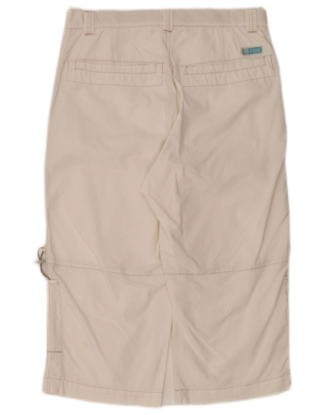 Bermuda cargo da donna Fordocks IT 44 medio W30 cotone bianco sporco