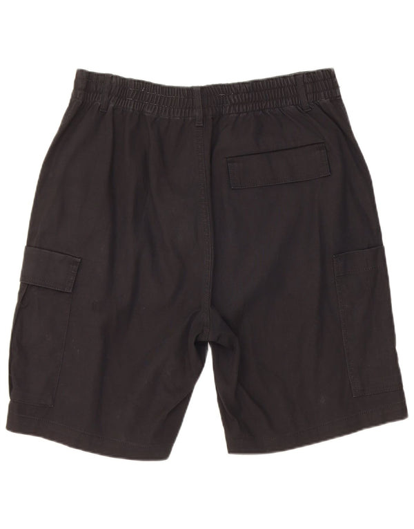 Pantaloncini cargo da uomo Zara EU 42 Large W32 cotone nero