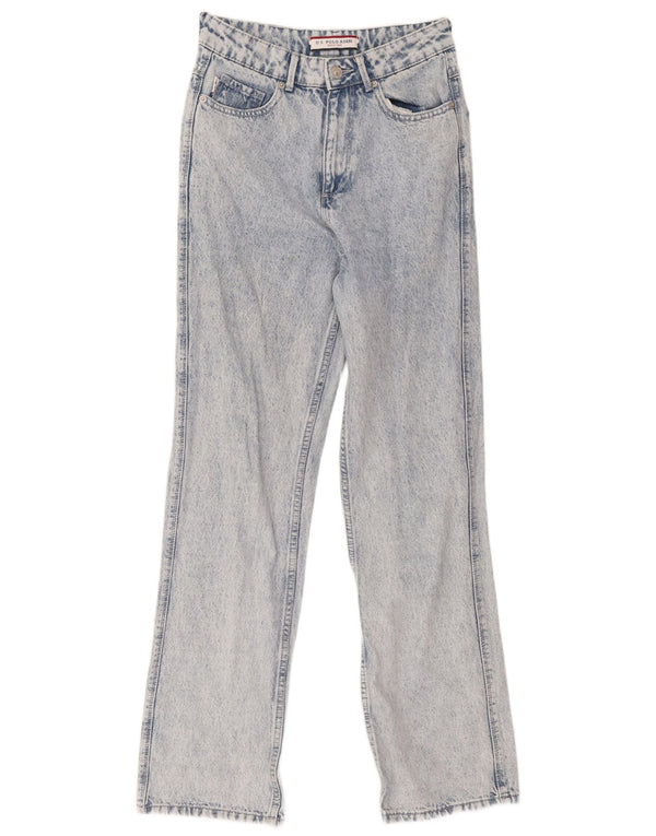 Polo Assn. Jeans dritti a vita alta da donna W28 L30 Blu