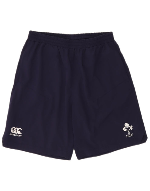 Pantaloncini sportivi grafici da uomo Canterbury Irlanda medio poliestere blu navy