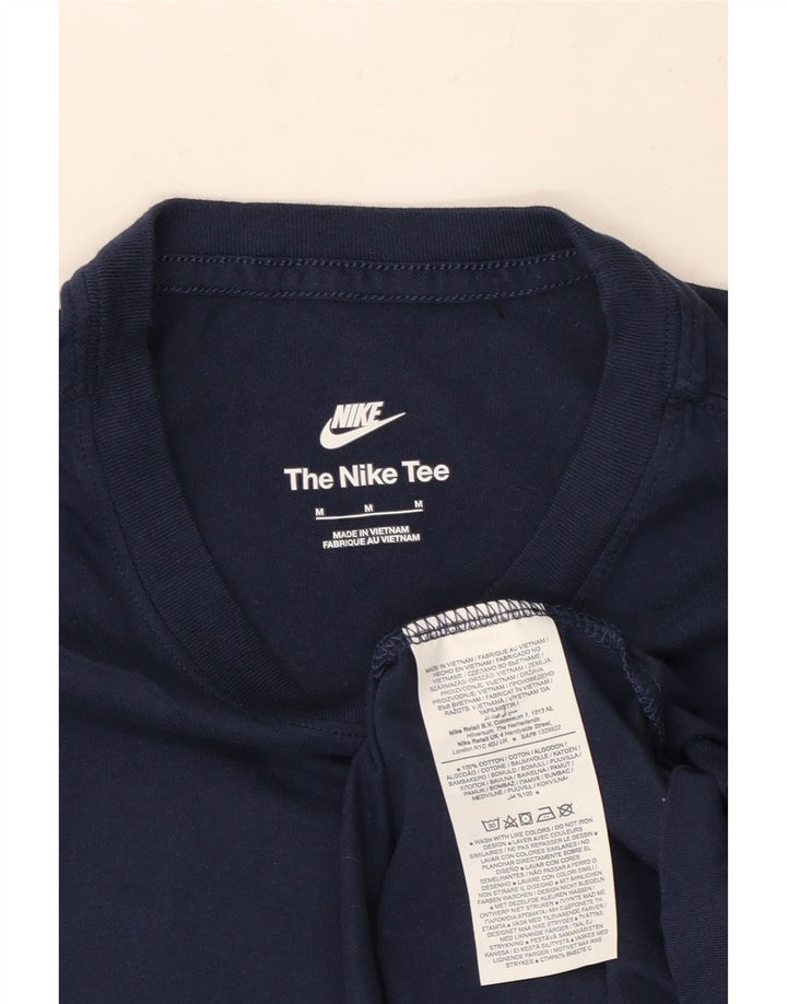 T-shirt da uomo Nike Top in cotone blu navy medio