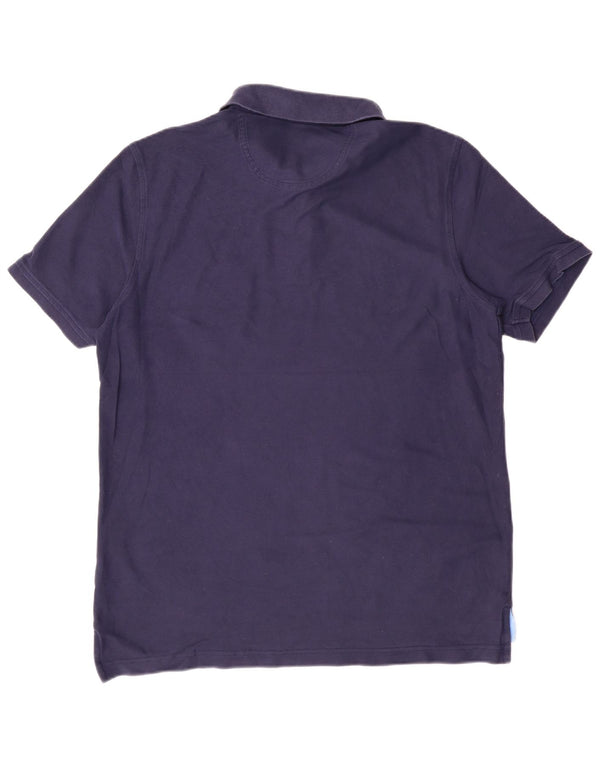 Polo da uomo Izod grande in cotone blu navy