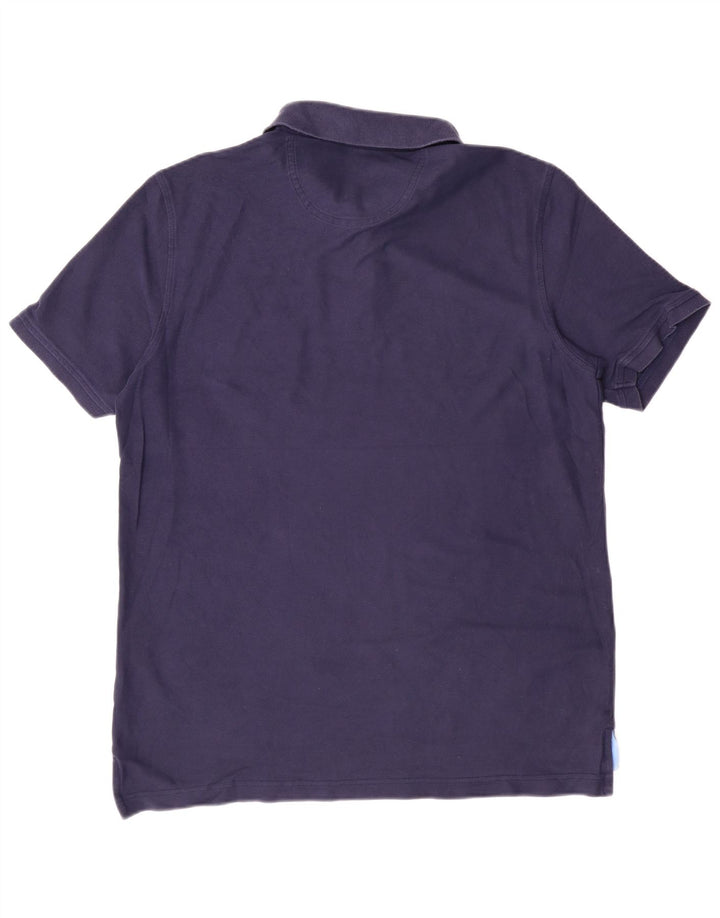 Polo da uomo Izod grande in cotone blu navy