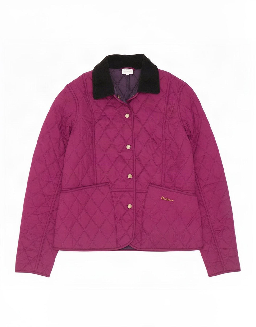 Giacca trapuntata da donna Barbour UK 8 Small Viola Poliestere