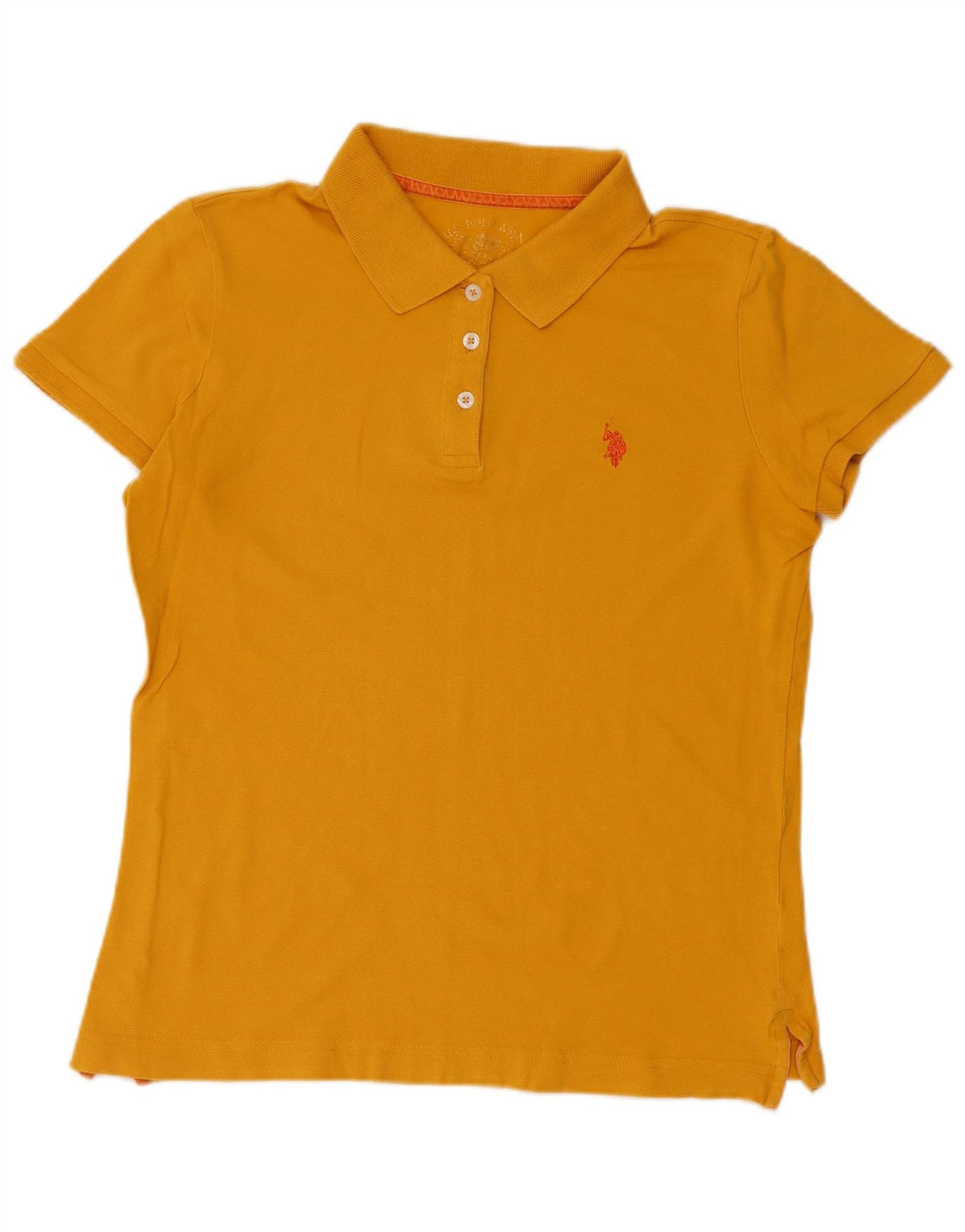 POLO ASSN. Polo da donna UK 14 media gialla