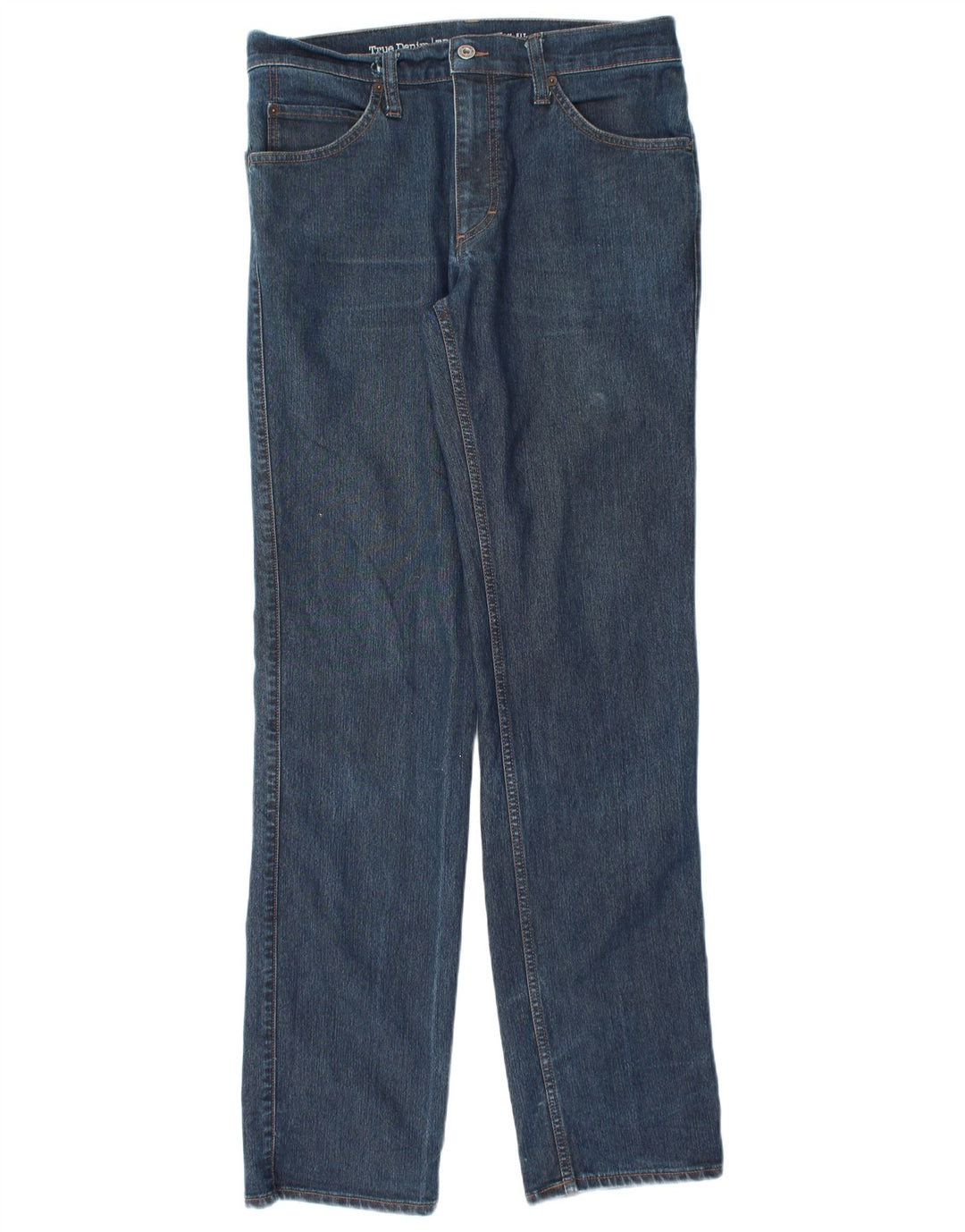 Mustang Jeans dritti da uomo Tramper W32 L36 cotone blu navy