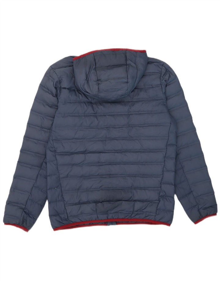 Giacca imbottita con cappuccio da uomo Columbia UK 38 poliestere medio blu navy