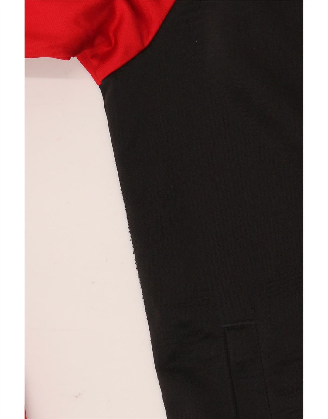 Giacca superiore della tuta da ragazzo ADIDAS 13-14 anni Poliestere color block nero