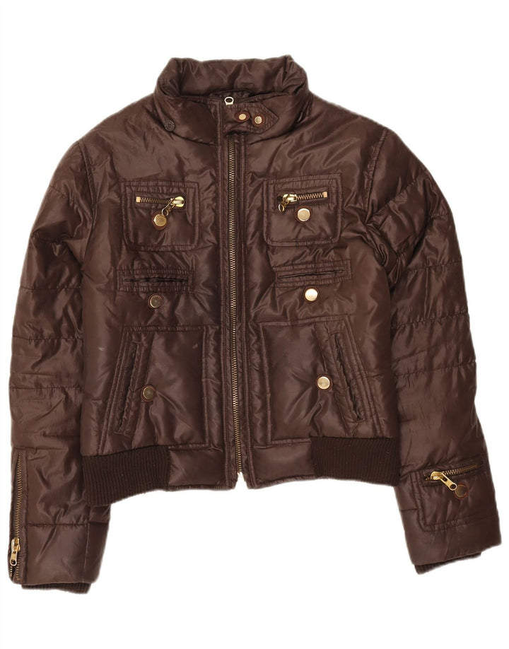Giacca imbottita da donna Fay UK 10 Small Marrone Poliammide