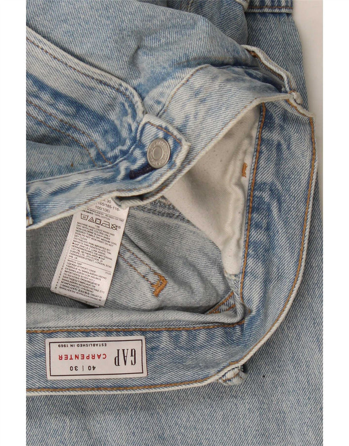 Jeans dritti da uomo Gap Carpenter Cargo W40 L30 cotone blu