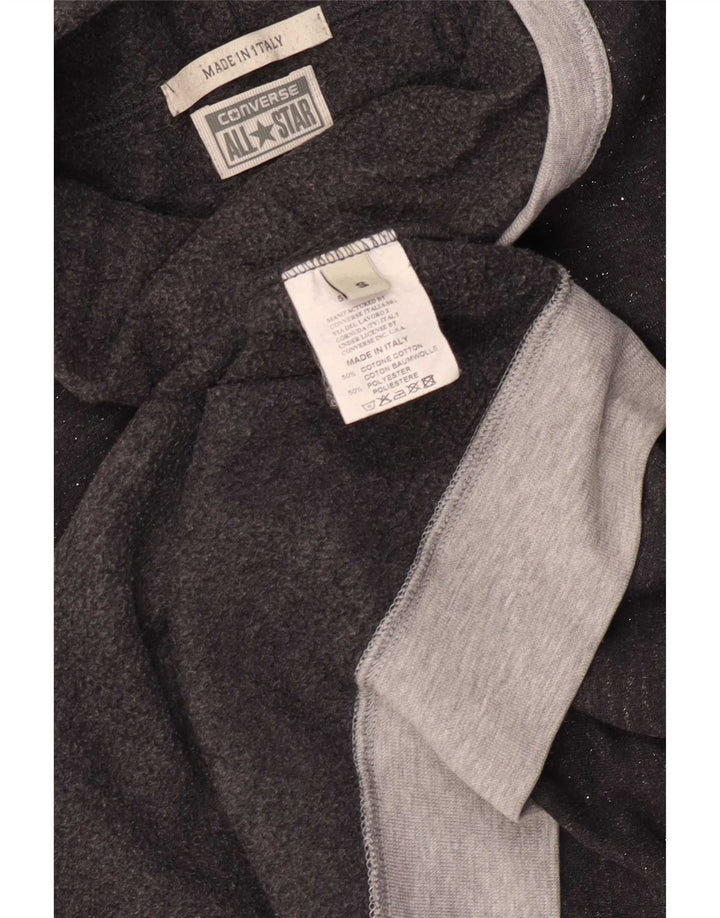 Felpa grafica da donna Converse Jumper UK 10 Small Grey Colourblock