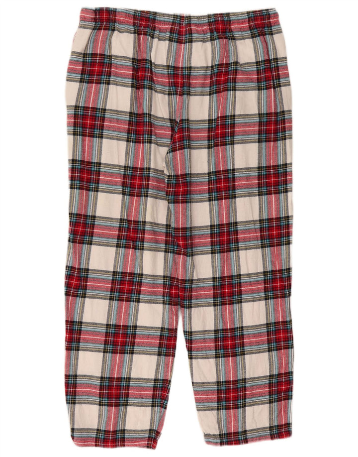 Pantaloni chino da donna Marks & Spencer grandi W34 L26 a quadri multicolore